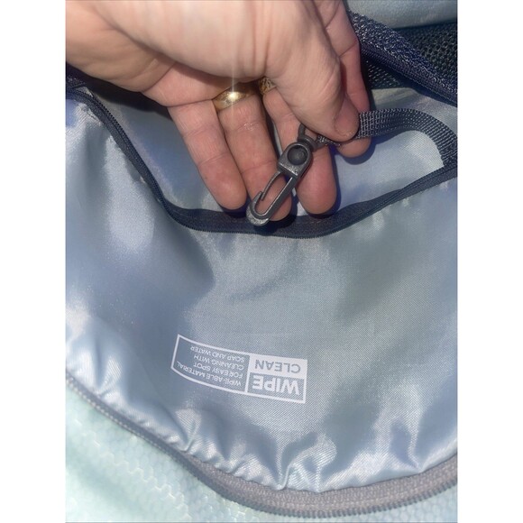 Adidas Mint Green Gray Backpack Unisex Multiple Pockets - Picture 12 of 16